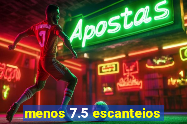 menos 7.5 escanteios